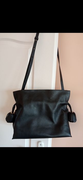 Loewe Nowa Skórzana Elegancka Torebka Damska 34/25/10cm + Pasek
