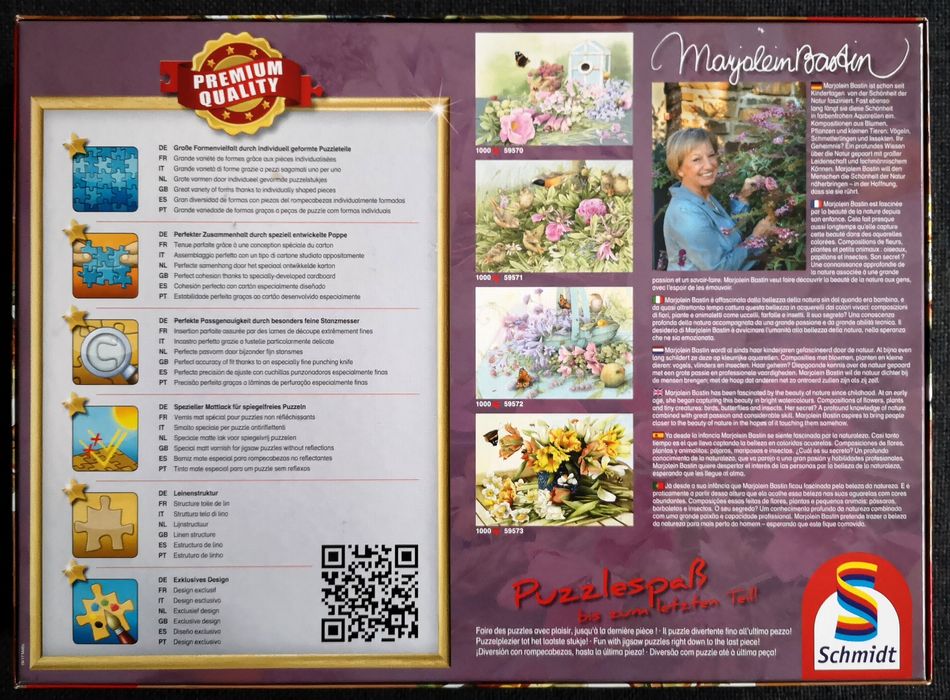 Puzzle 1000 Schmidt Marjolain Bastin Spring Blossoms