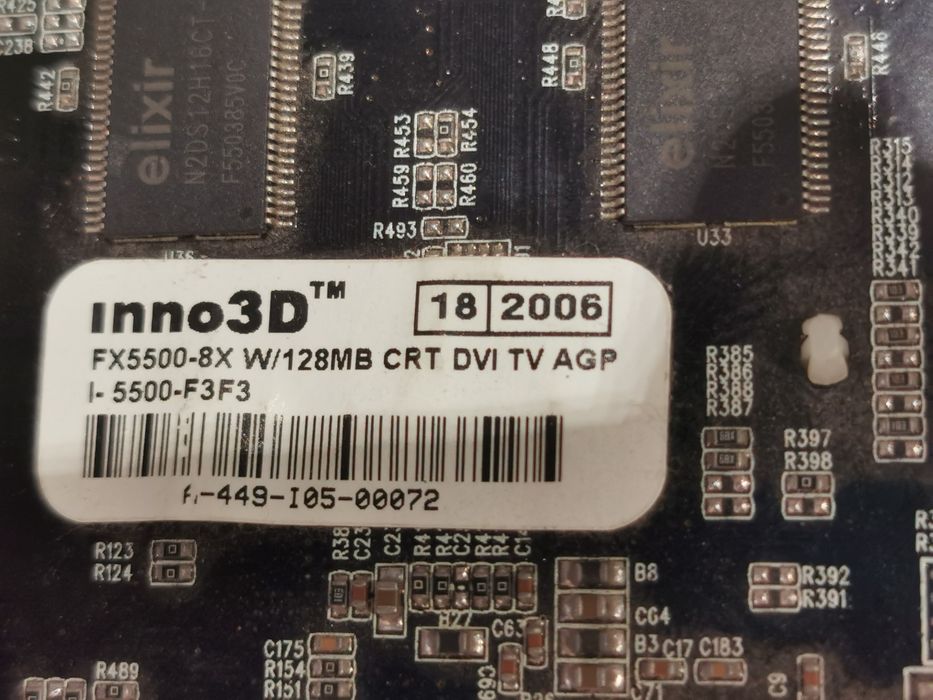 Karta graficzna Inno3D GEFORCE FX 5500