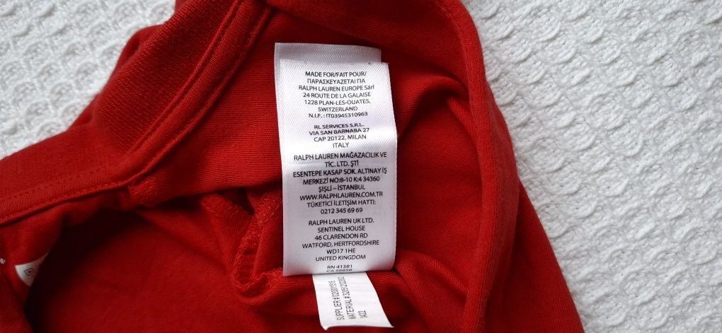 Ralph Lauren, rewelacyjny rampers, pajacyk, święta, roz. 50cm