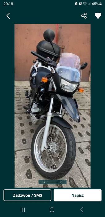 Sprzedam bmw gs650 43tys.