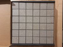 MOZAIKA 5x5cm gresowa Beren GREIGE Living Ceramics RETT. Bera White