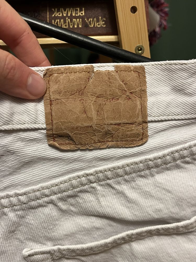 Шорти джинсові білі levis