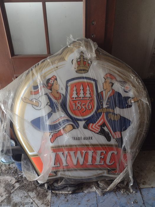 Oświetlany baner reklamowy Żywiec