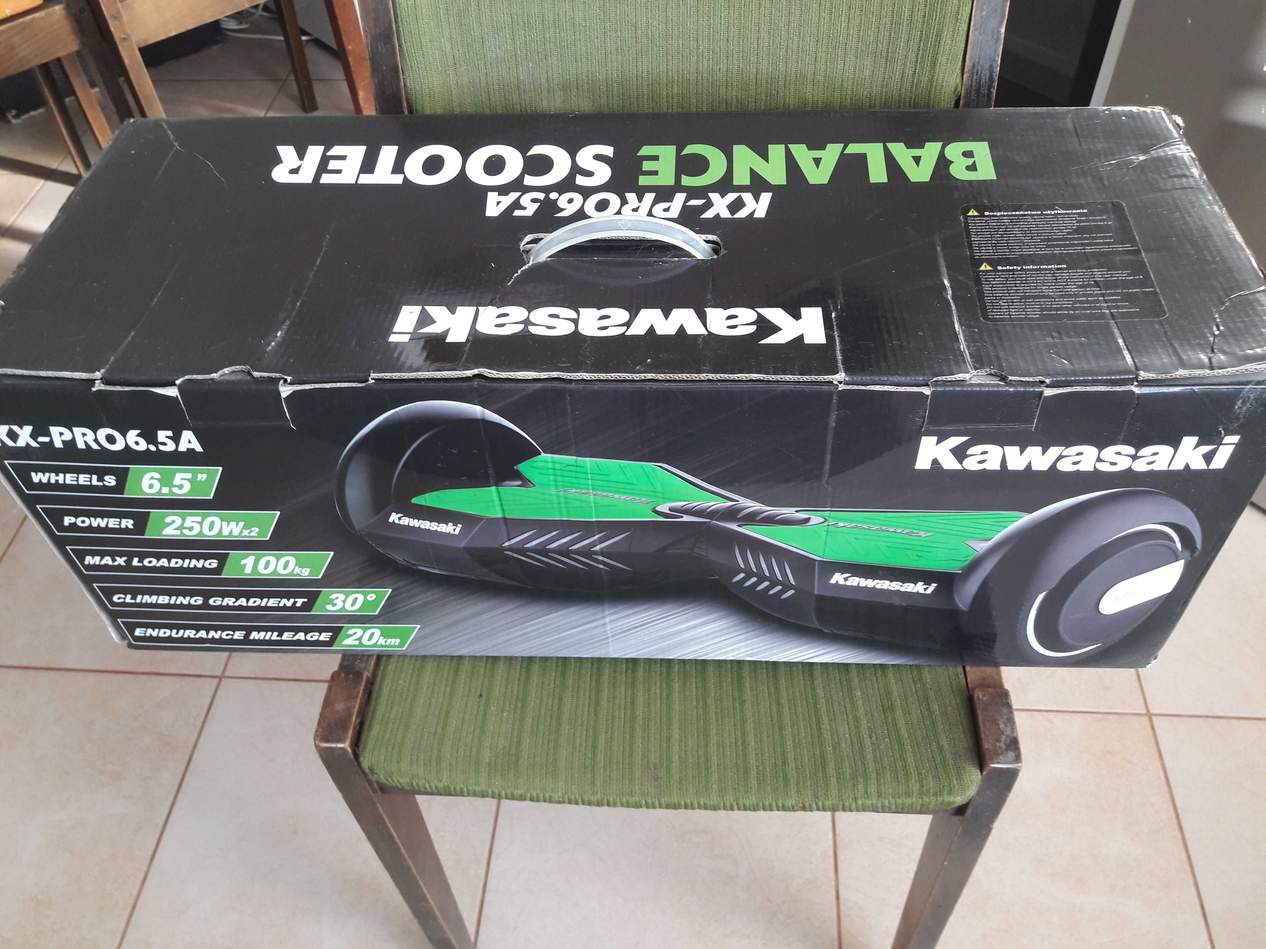 Kawasaki Balance Scooter Kx-Pro 6.5A + Torba