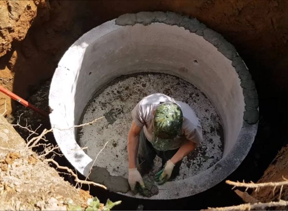 Септик із залізобетонних кілець каналізація під ключ  Ø220-5/7/9/12м3