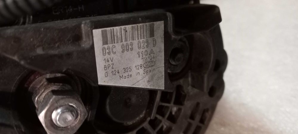 Alternator Audi A3 8P 1.6 FSi 110A -023D