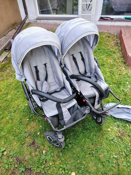 Wózek Mikado twin podwójny bliźniaczy stan dobry odbiór B-stok