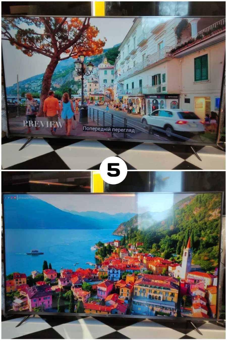 Телевізор SAMSUNG 55" дюйм QLED 4K SmartTV WiFi AirPlay 3D Бу ГАРАНТІЯ
