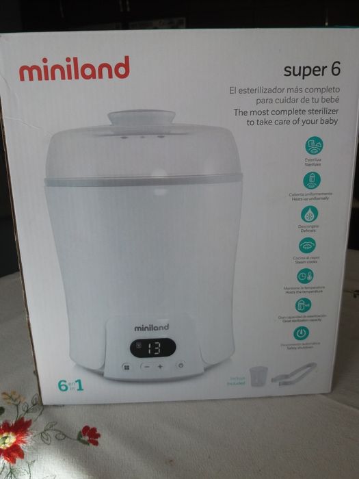 Esterilizador  de biberões super 6 Miniland