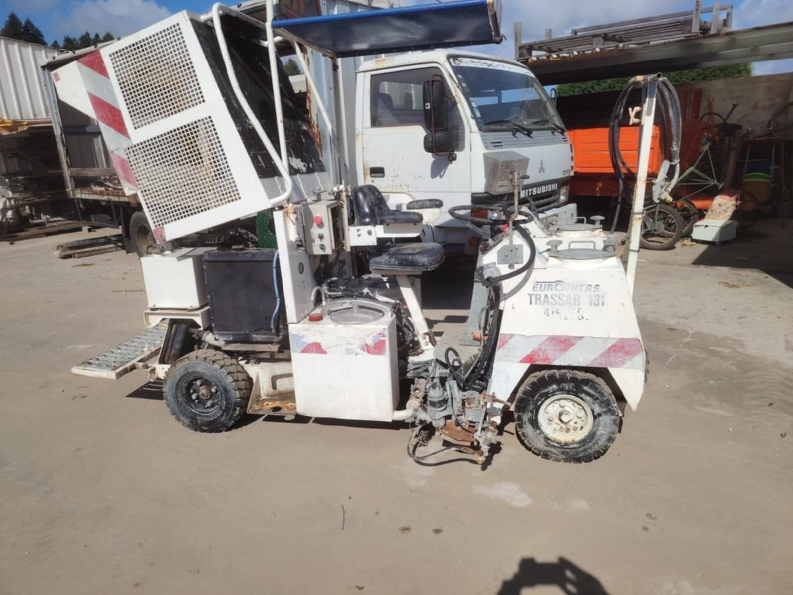 Máquina de pintar estrada euroliners