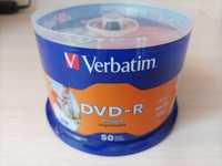 Verbatim 50 дисков DVD-R принтабельные в кейках