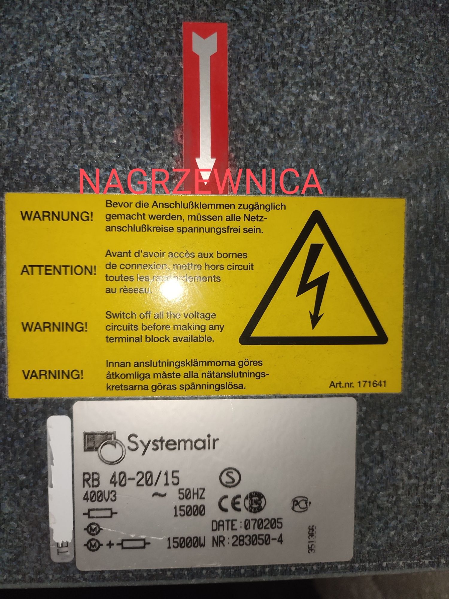 Wentylator kanałowy Nagrzewnica Filtr Systemair