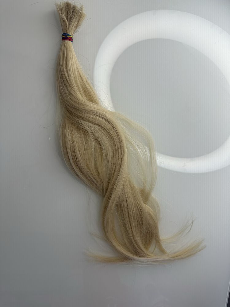 Włos naturalny blond 30g/ 46cm