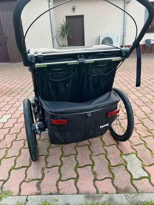 Dwuosobowa przyczepka rowerowa Thule Chariot Sport 2 + Jogging Kit 2