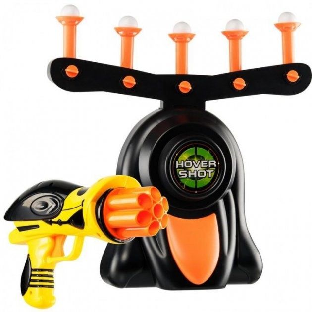 Воздушный тир детский игровой набор Disruptor Hover Shot шестизарядный