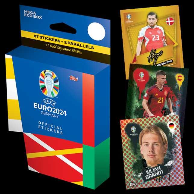 MEGA ECOPACKS CROMOS EURO 2024 (5 Packs x 15 saquetas = 75 Saquetas)