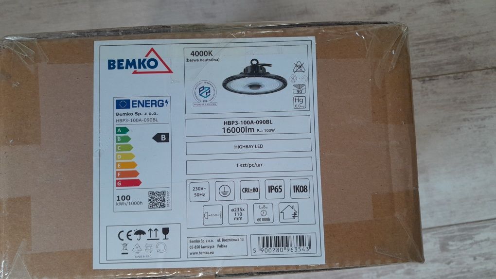 Oprawa High Bay Led