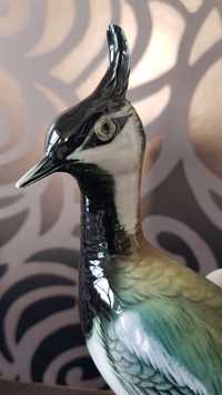 Figurka z porcelany ptak czajka Karl Ens 19 cm