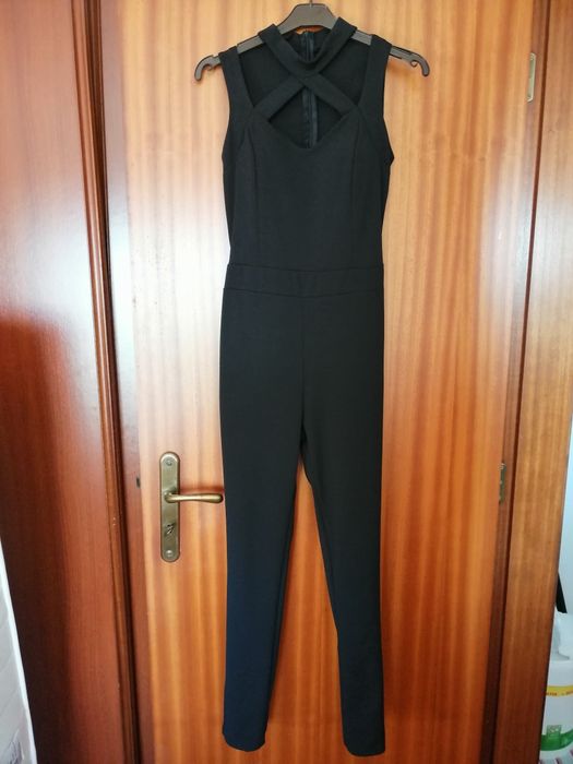 Macacão preto festa