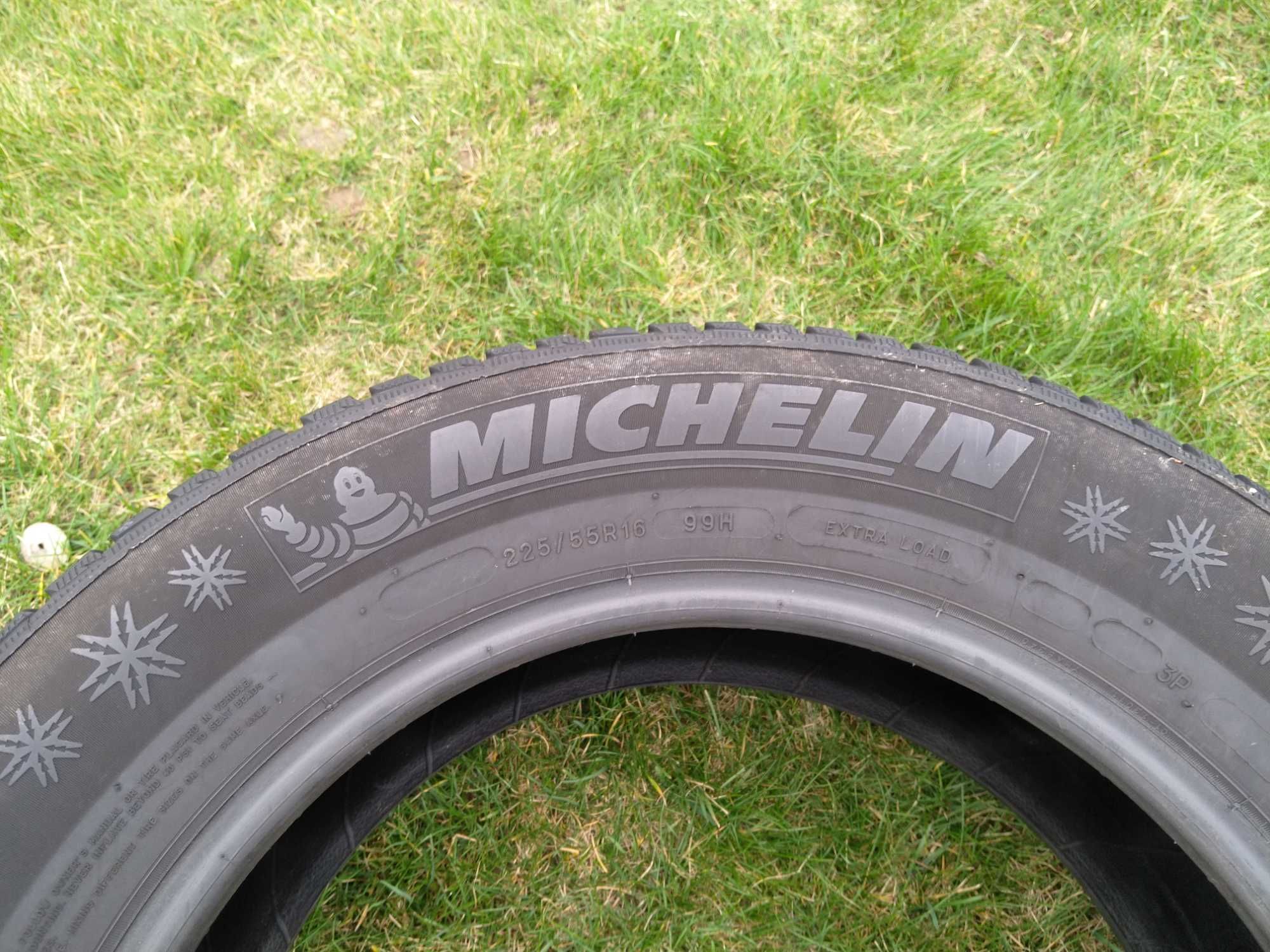 opony 225/55/16 Michelin Alpin 5 2 sztuki 7mm