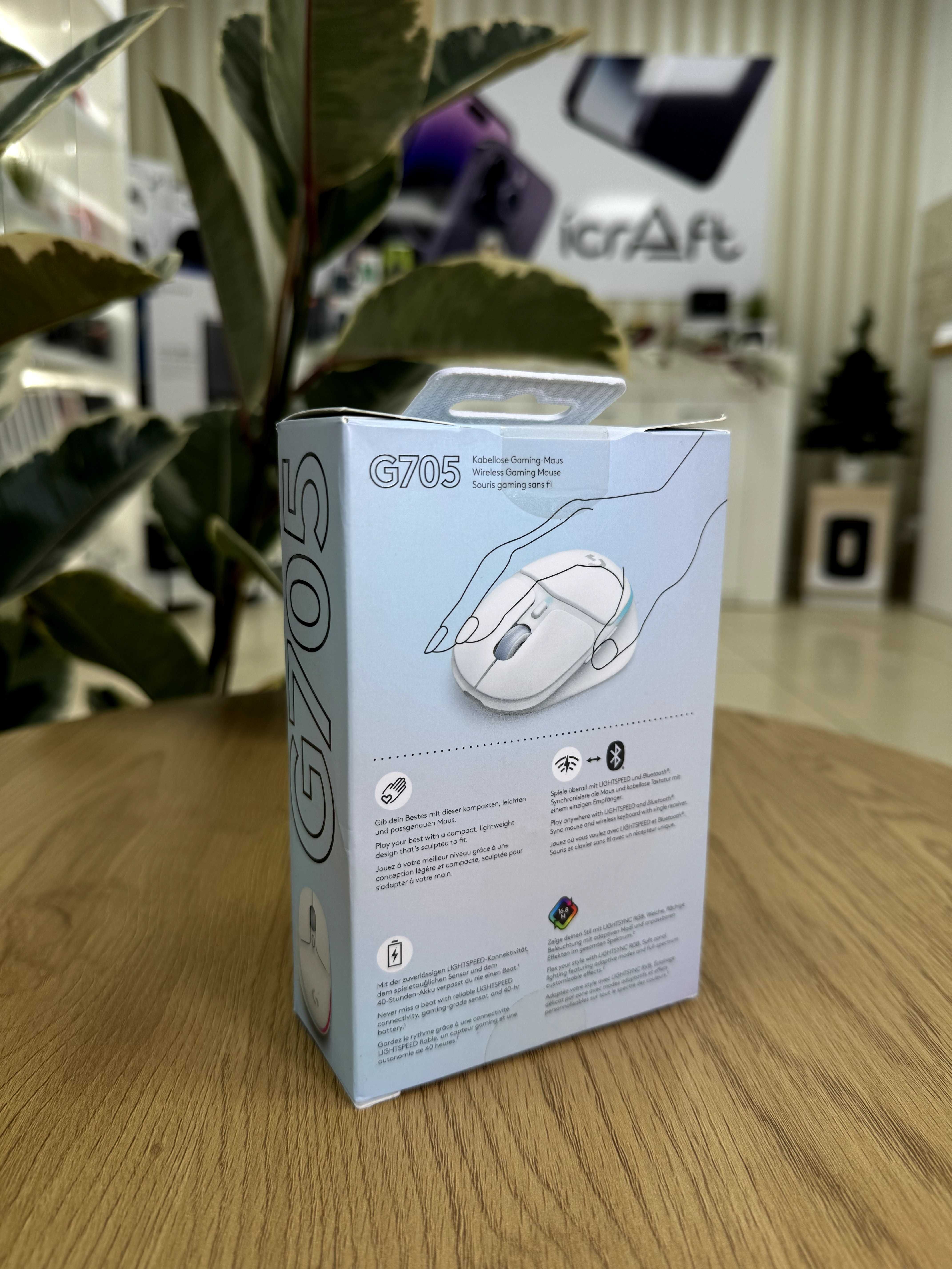 Мишка Logitech G705 Lightspeed Wireless Gaming White (910-006367)