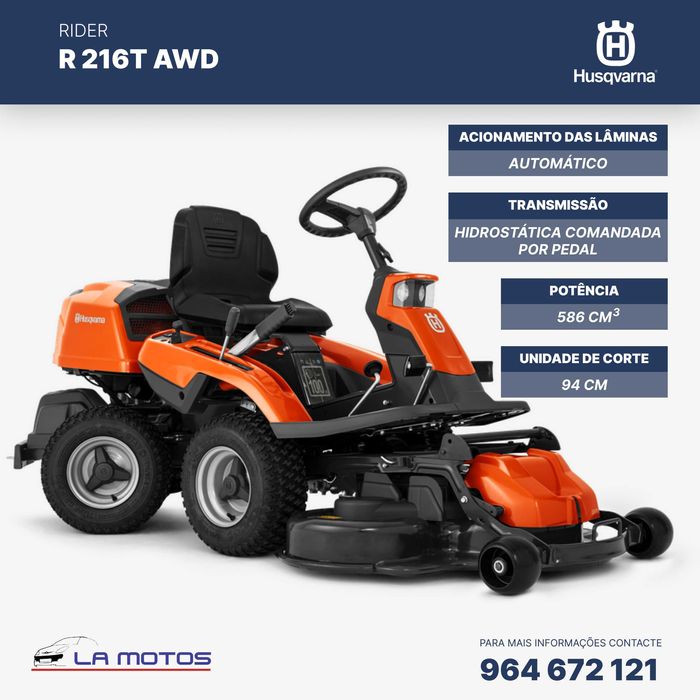 Rider corta-relva R 216T AWD