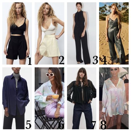 Zara новые шорты бермуды,комбинезон,блузка,рубашка,туника XS,S,M,L