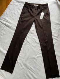NOWE z metką spodnie z kantem Reserved rozm. 34, brązowe