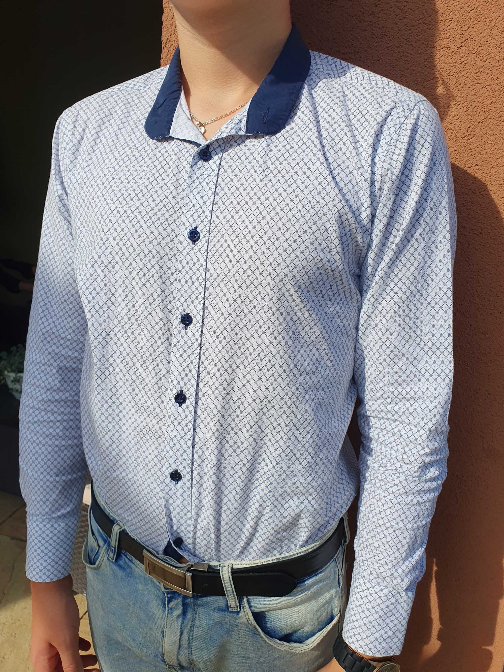 Koszula męska L Daniel Rosso slim fit