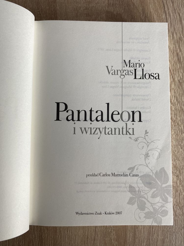 Pantaleon i wizytantki Vargas Llosa