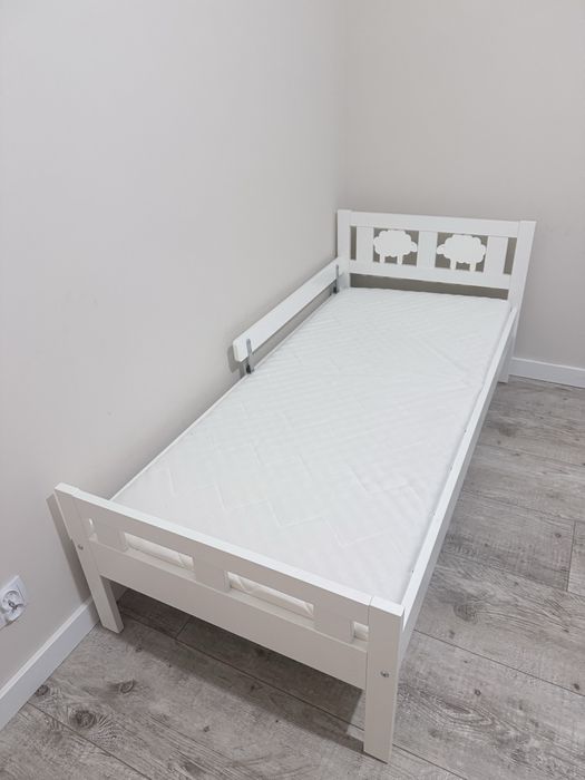 Łóżko dzieciece z materacem, ikea, 70x160