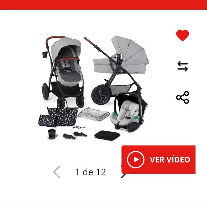 Carrinho de bebe kinderkraft