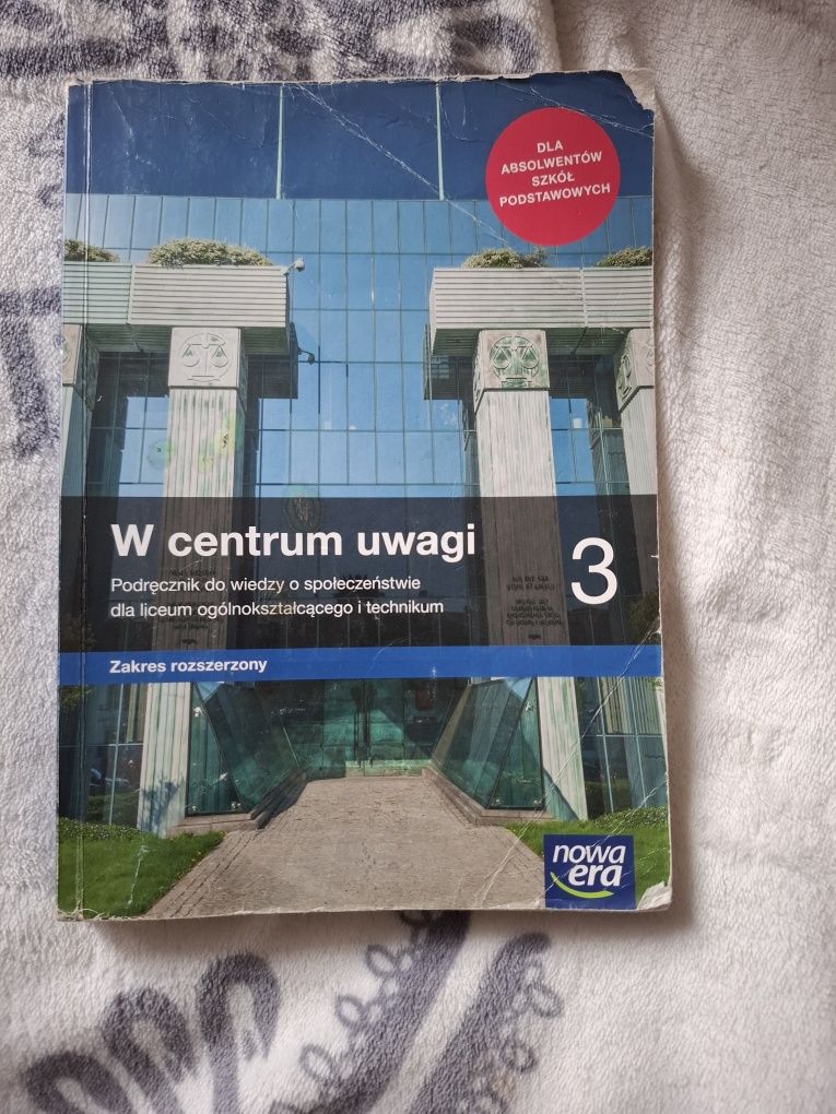 Podręcznik do Wos W centrum uwagi 3 Nowa Era