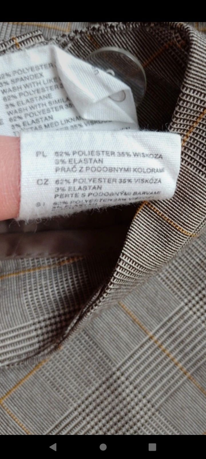 Spodnie szerokie h&m 38