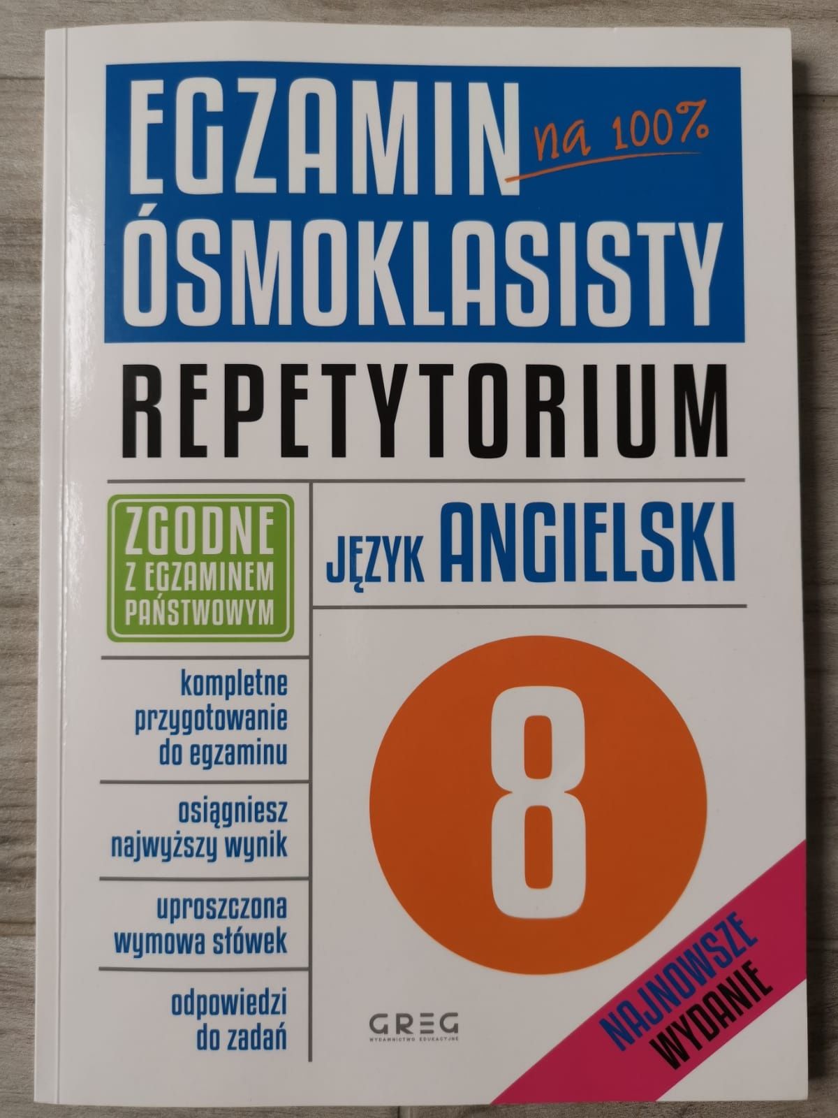 Repetytorium j.angielski,polski,matematyka dla klas ósmych.