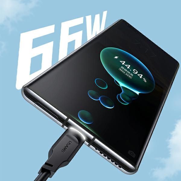 USAMS Kabel USB-C  6A 1,2mPort Display Fast charging  Lithe Series