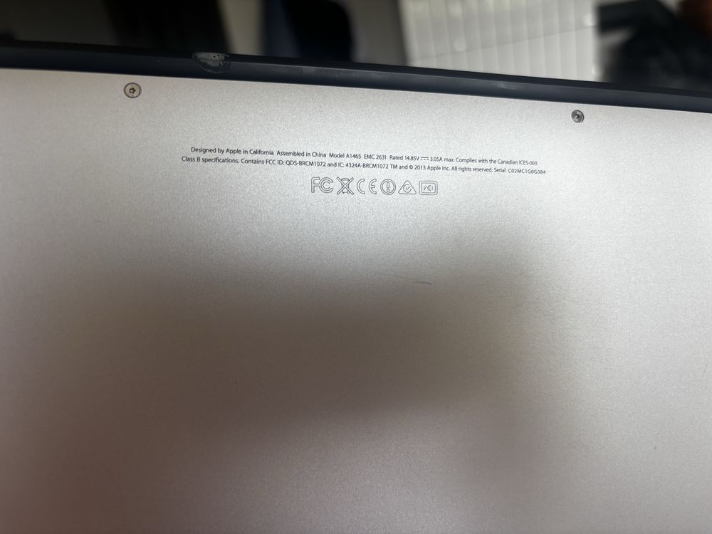 Sprzedam MacBook Air 11” A1465 • i5 • SSD 128 GB • SPRAWNY