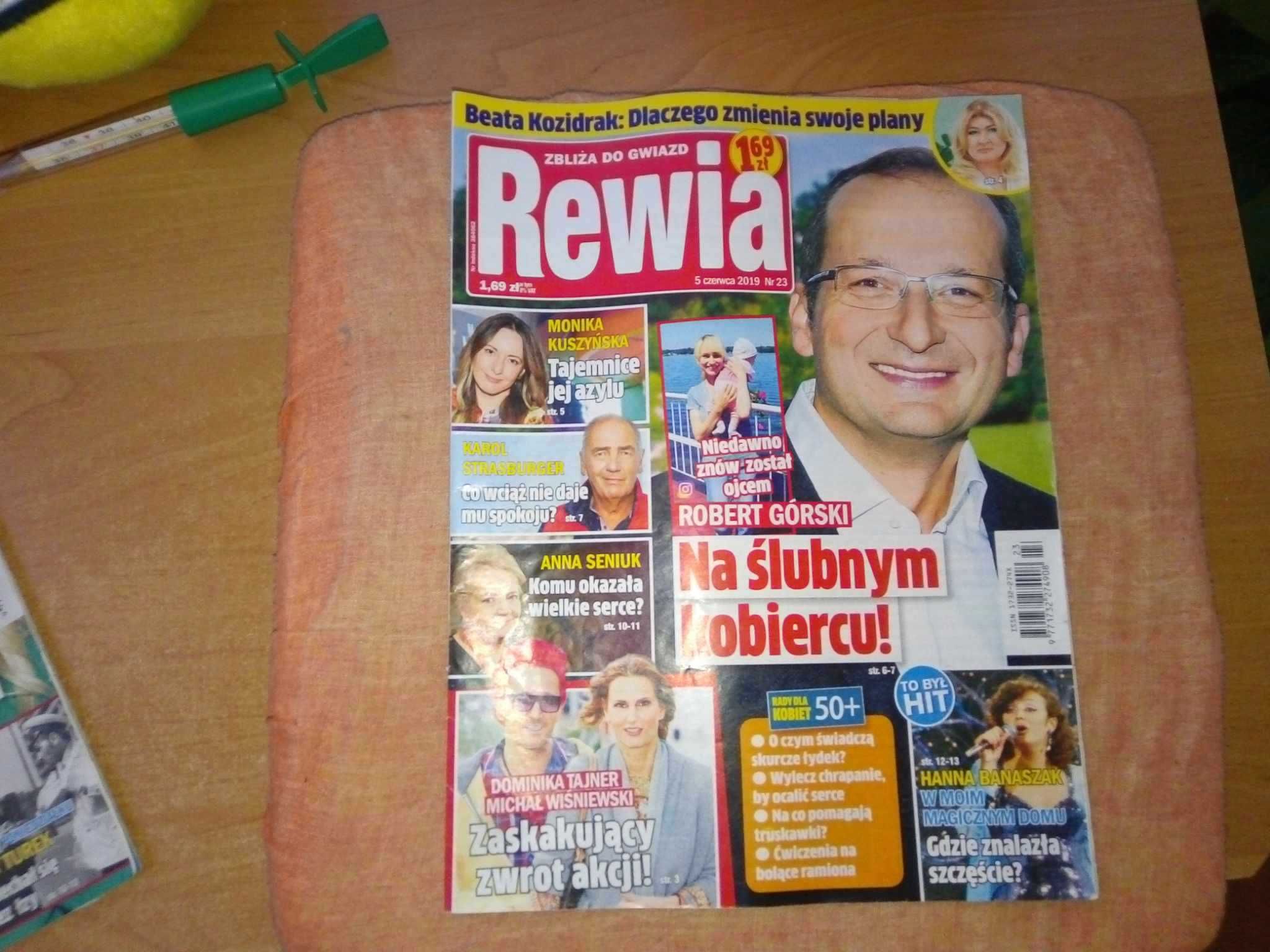 Tygodnik Rewia zbliża do gwiazd nr 23 czerwiec 2019 gazeta