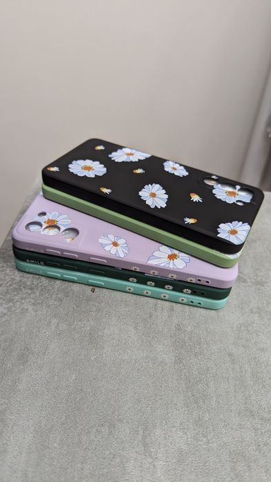 Противоударный чехол Samsung S21 FE Чохол Софт Тач з візерунком