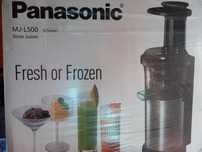 wyciskarka wolnoobrotowa Panasonic MJ-L500SXE  - kolor srebrny
