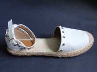 Espadryle damskie - białe roz. EUR 40