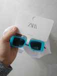 Nowe dziecięce okulary przeciwsłoneczne zara niebieskie
