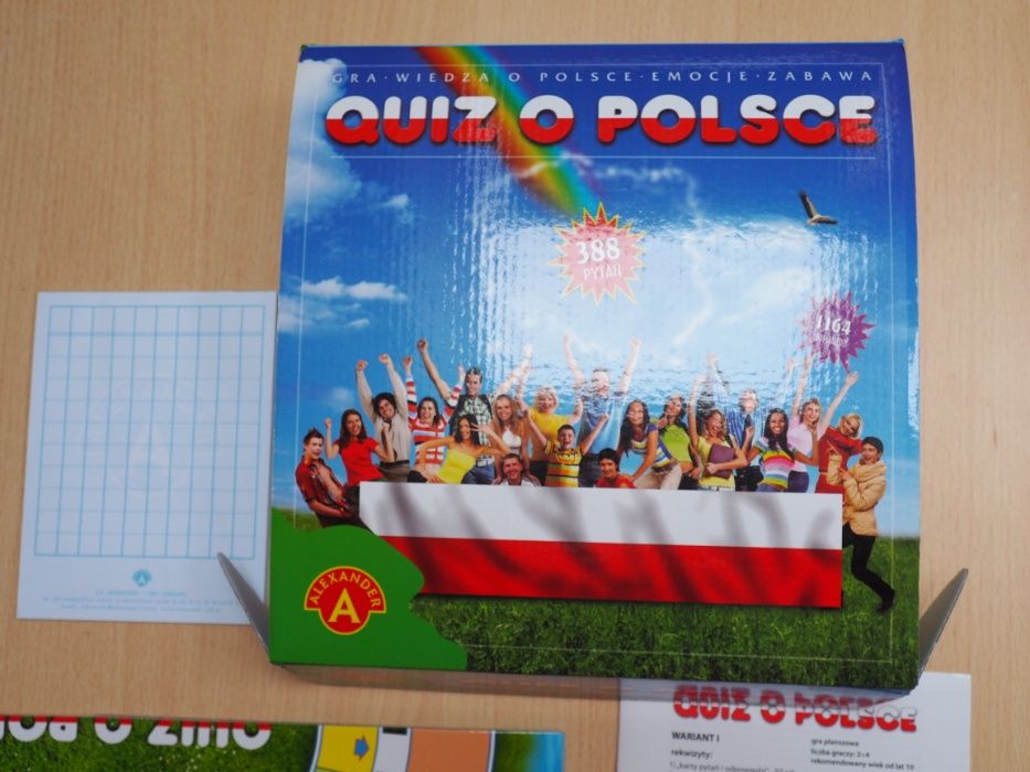 Quiz o Polsce - edukacyjna gra planszowa