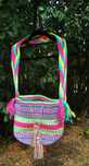 Oryginalna tkana torba worek Wayuu boho vintage La Flor de Cali