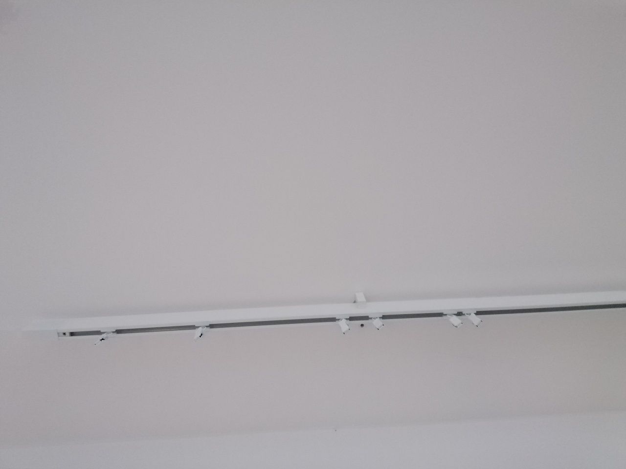 Karnisz Pojedynczy sufitowy apartamentowy Ava biały  160 cm
