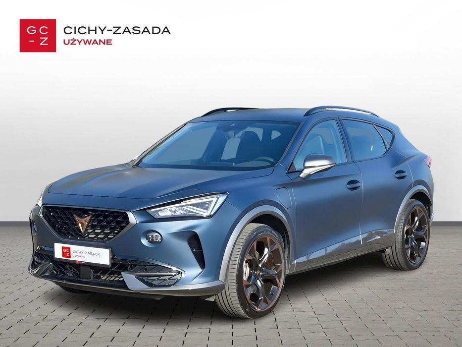 Cupra Formentor mat serwis ASO 1.4 hybryda 204KM bezwypadkowy pakiety FullLink LED VAT