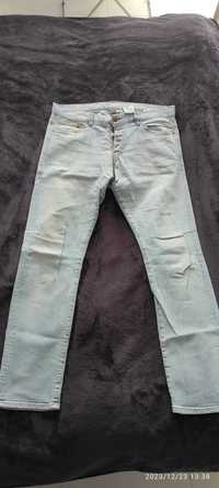 Spodnie jeans męskie H&M 33/32 slim