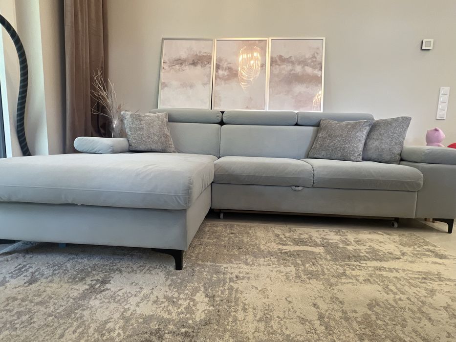 Narożnik, Kanapa, Sofa, szary