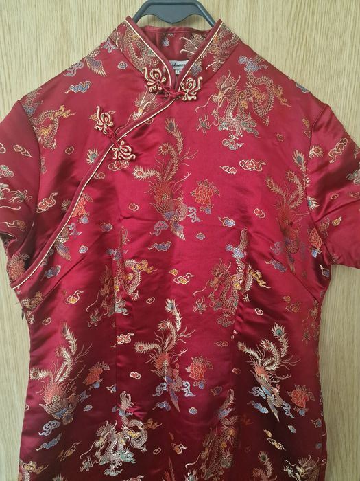 Quimono,vermelho XL